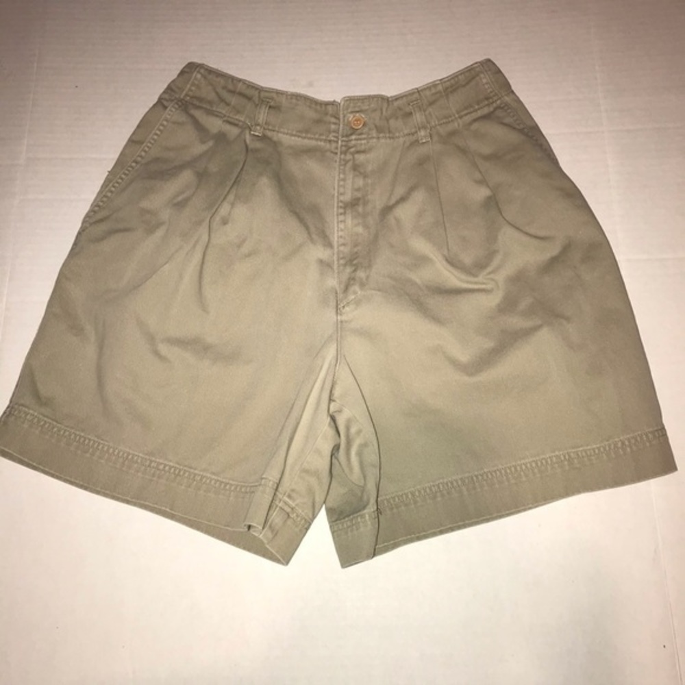 Hunt Club Khaki Button‎ Zipper Shorts